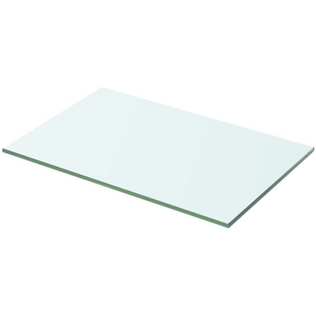 Hyllypaneeli kirkas lasi 50x25 cm_1