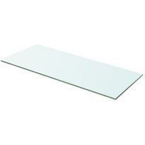Hyllypaneeli kirkas lasi 60x20 cm