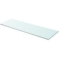 Hyllypaneeli kirkas lasi 90x30 cm
