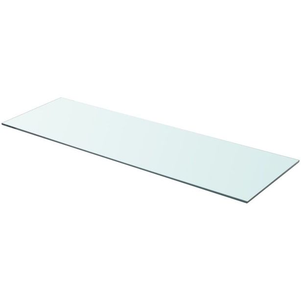 Hyllypaneeli kirkas lasi 90x30 cm_1