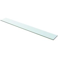 Hyllypaneeli kirkas lasi 100x12 cm