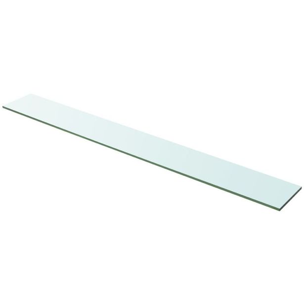 Hyllypaneeli kirkas lasi 100x12 cm_1