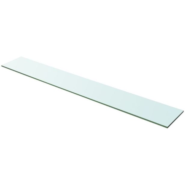 Hyllypaneeli kirkas lasi 100x15 cm_1