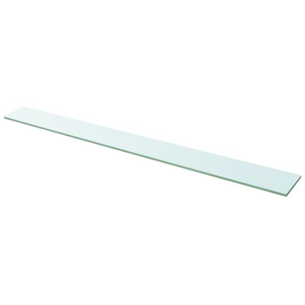Hyllypaneeli kirkas lasi 110x12 cm_1