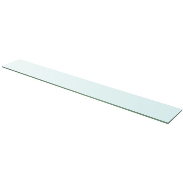 Hyllypaneeli kirkas lasi 110x15 cm_1