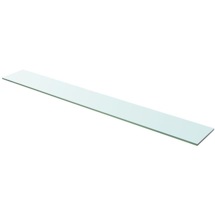 Hyllypaneeli kirkas lasi 110x15 cm_1