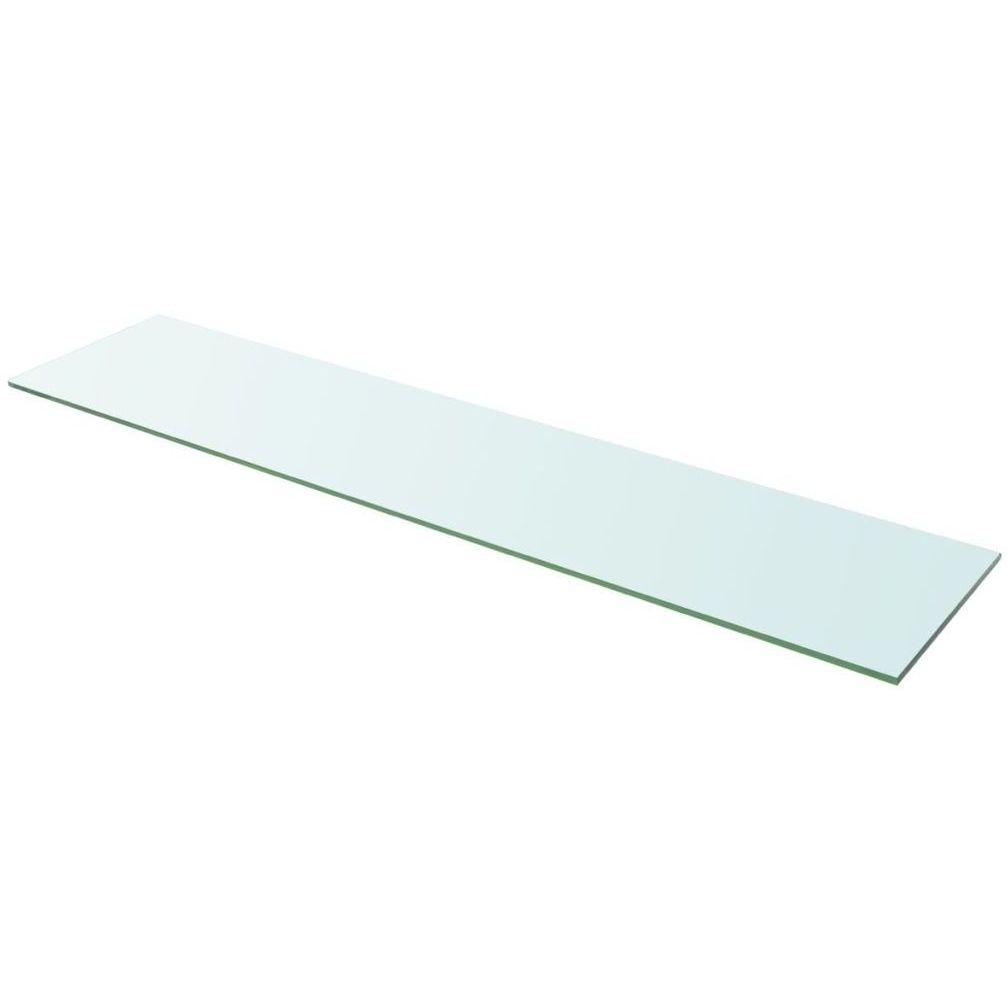 Hyllypaneeli kirkas lasi 110x25 cm