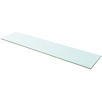 Hyllypaneeli kirkas lasi 110x25 cm