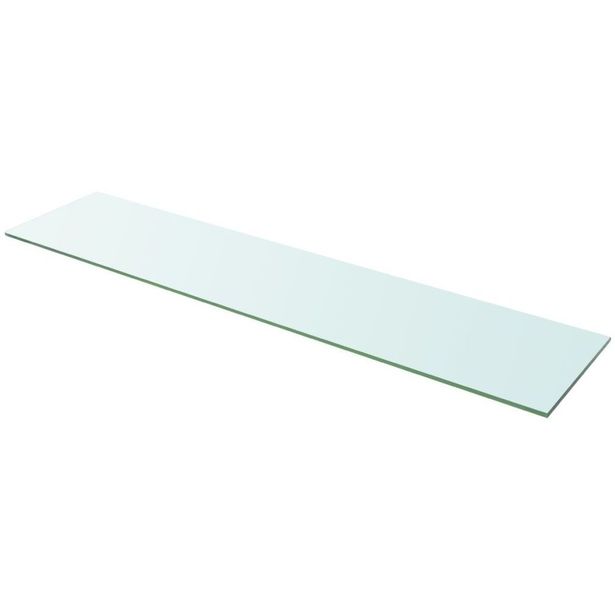 Hyllypaneeli kirkas lasi 110x25 cm_1