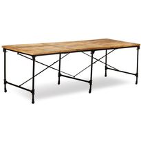 Ruokapöytä kiinteä mangopuu 240 cm