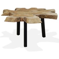 Sohvapöytä 80x70x38 cm aito tiikki