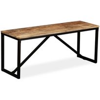 Penkki kiinteä mangopuu 110x35x45 cm