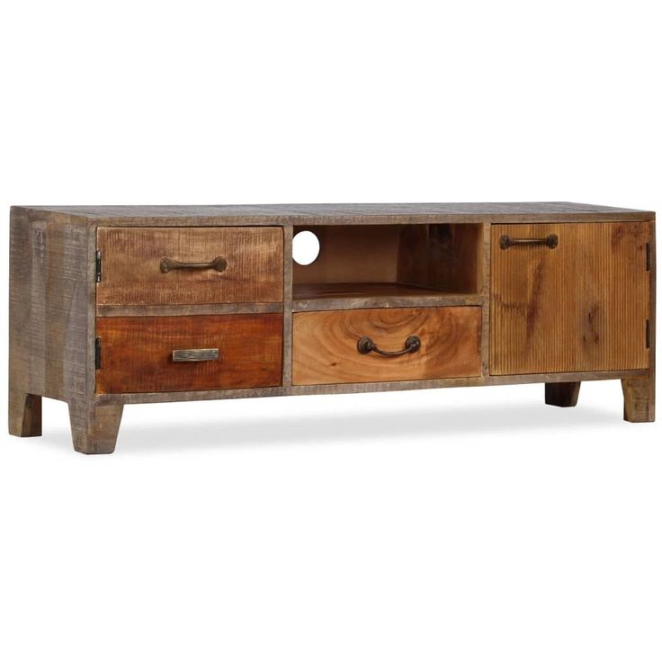 Tv-taso puu vintagetyyli 118x30x40 cm_1