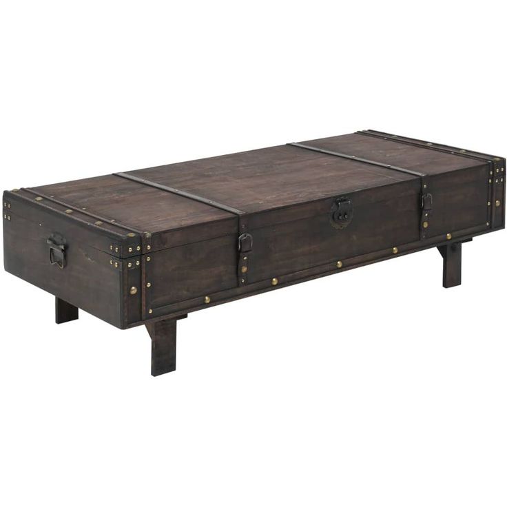 Sohvapöytä vintagetyyli puu 120x55x35 cm_1