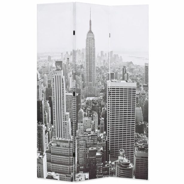 Taitettava tilanjakaja 120x170 cm new yorkin päivämaisema_1