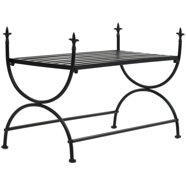 Penkki vintagetyyli metalli 83x42x55 cm musta_1