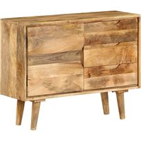 Senkki kiinteä mangopuu 90x30x69 cm