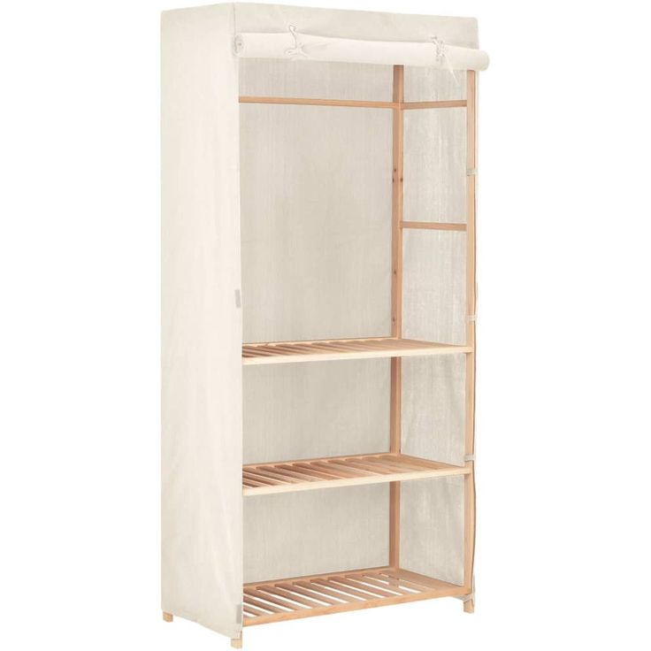 Vaatekaappi 3 hyllyä 79x40x170 cm_1