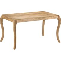 Ruokapöytä 135x75x76 cm mangopuu