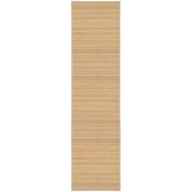 Bambumatto, 80x300cm, liukumaton pohja, luonnollinen