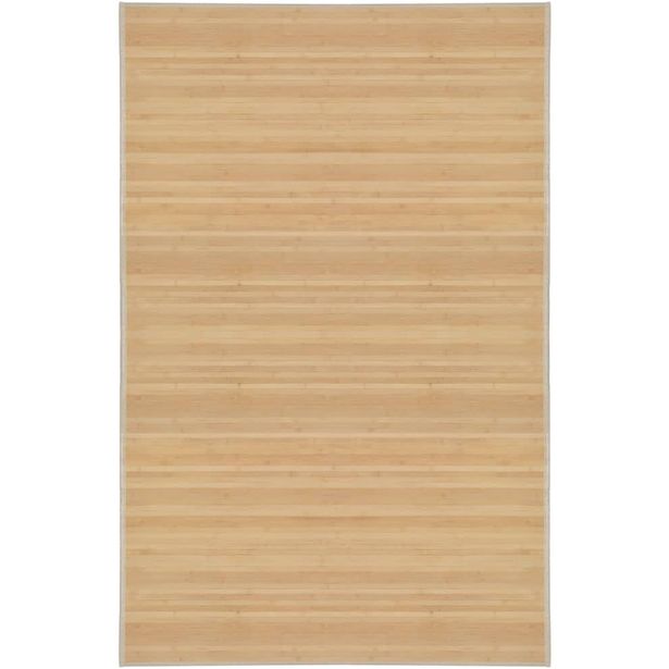 Bambumatto, 100x160cm, liukumaton pohja, luonnollinen