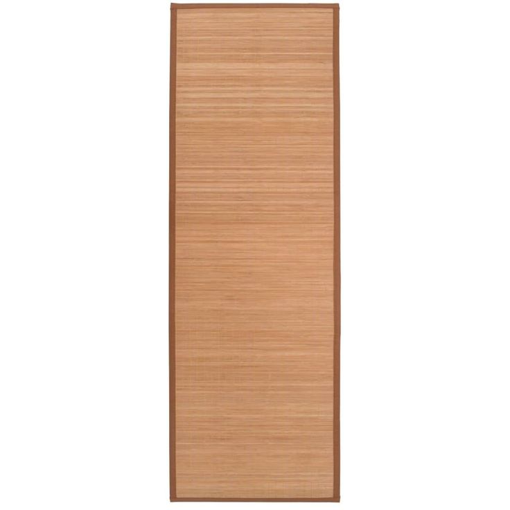 Joogamatto, bambu, 60x180cm, ruskea