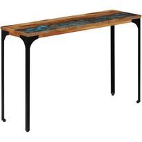 Sivupöytä 120x35x76 cm kierrätetty puu