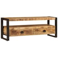 Tv-taso kiinteä mangopuu 120x35x45 cm