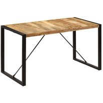 Ruokapöytä 140x70x75 cm mangopuu