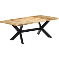 Ruokapöytä mangopuu 200x100x75