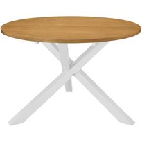 Ruokapöytä valkoinen 120x75 cm mdf