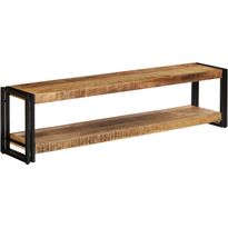 Tv-taso 150x30x40 cm kiinteä mangopuu