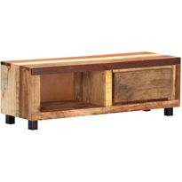 Tv-taso 100x30x33 cm täysi kierrätetty puu
