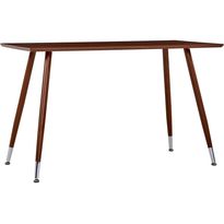 Ruokapöytä ruskea 120x60x74 cm mdf