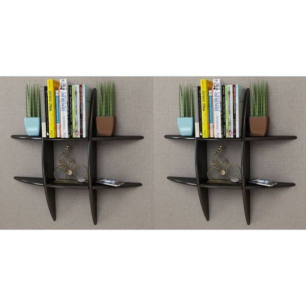 Seinähyllyt 2 kpl musta_1