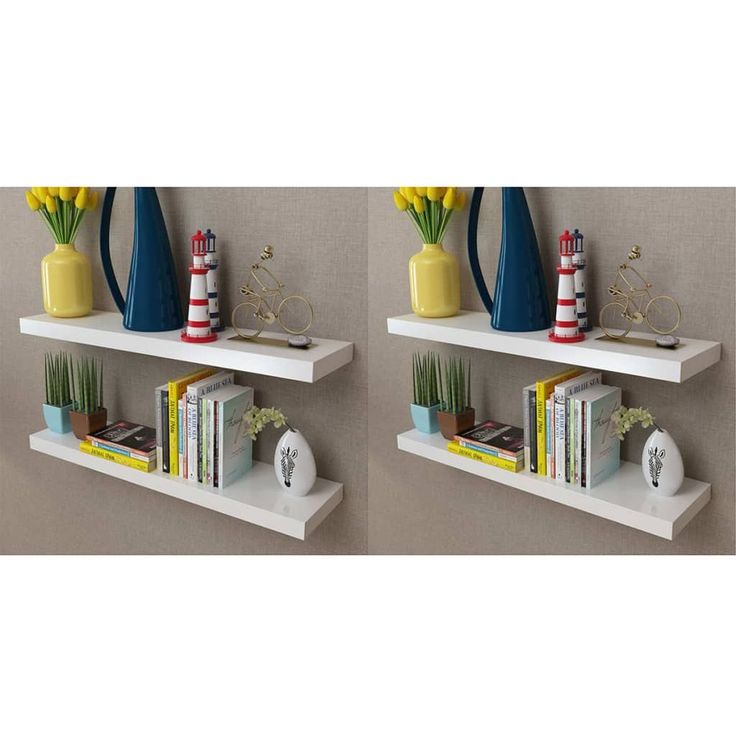 Seinähyllyt 4 kpl 80 cm valkoinen_1