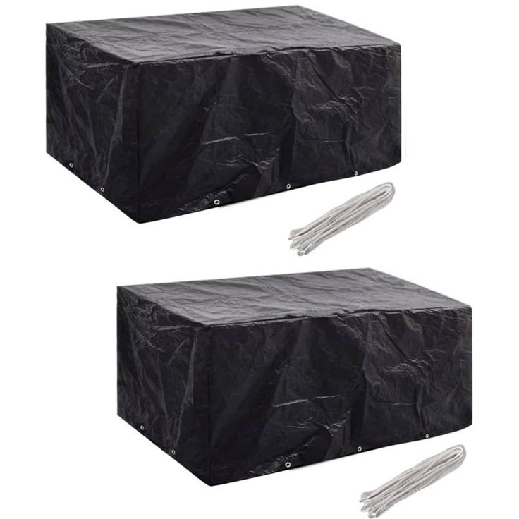 Puutarhahuonekalujen suojat 2 kpl, 10 purjerengasta, 240x140 cm