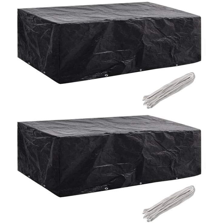 Puutarhahuonekalujen suojat 2 kpl, 10 purjerengasta, 300x140 cm