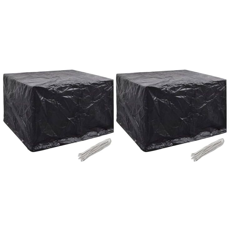 Puutarhakalusteiden suojat 2 kpl, 8 purjerengasta, 135x135x90 cm