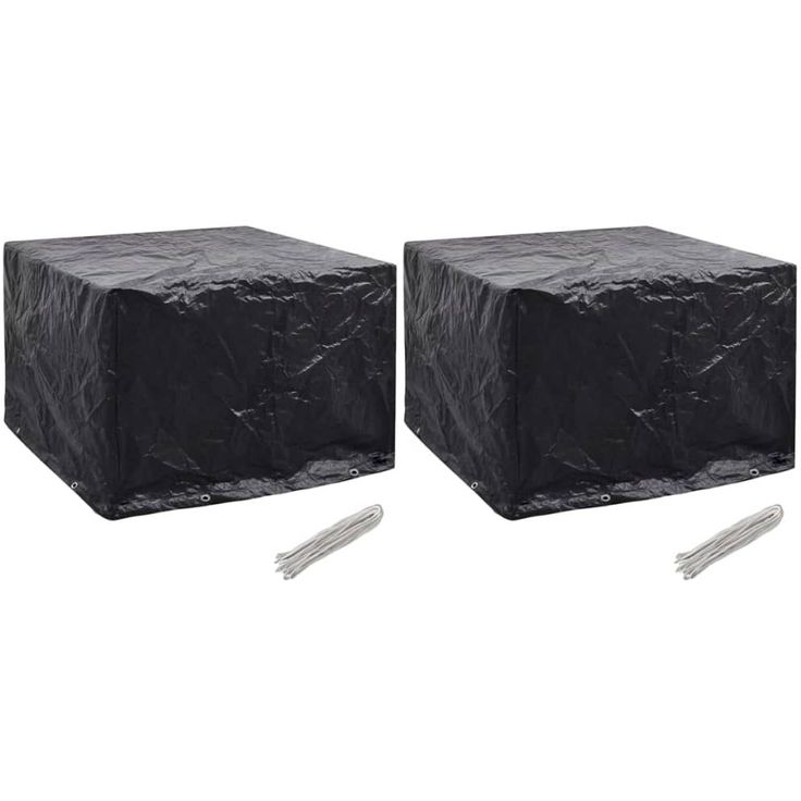 Puutarhakalusteiden suojat 2 kpl, 8 purjerengasta, 122x112x98 cm