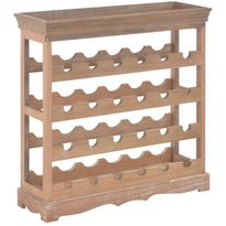 Viiniteline ruskea 70x22,5x70,5 cm mdf
