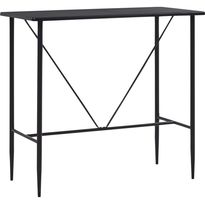Baaripöytä musta 120x60x110 cm mdf