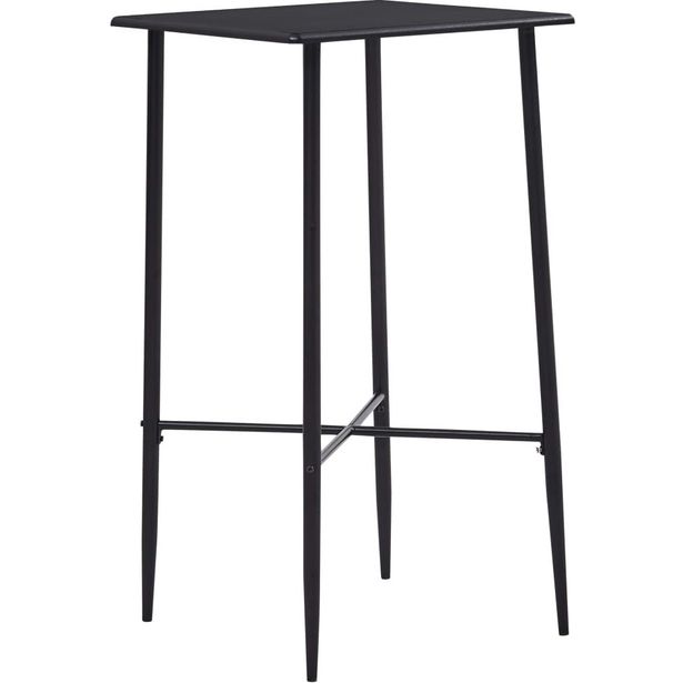 Baaripöytä musta 60x60x111 cm mdf_1