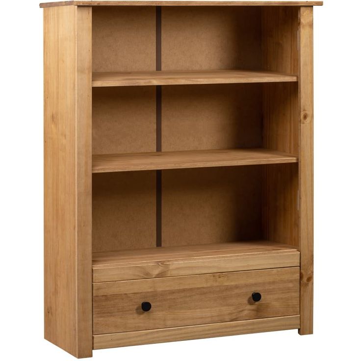 Kirjahylly 80x35x110 cm täysi mänty panama-sarja_1