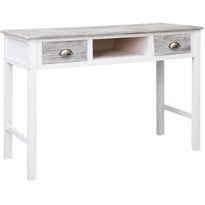 Kirjoituspöytä harmaa 110x45x76cm puinen