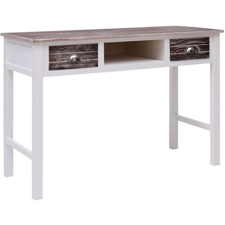 Kirjoituspöytä ruskea 110x45x76 cm puinen_1