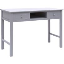 Kirjoituspöytä harmaa 110x45x76 cm puinen