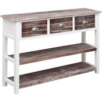 Sivupöytä antiikkityylinen ruskea 115x30x76 cm