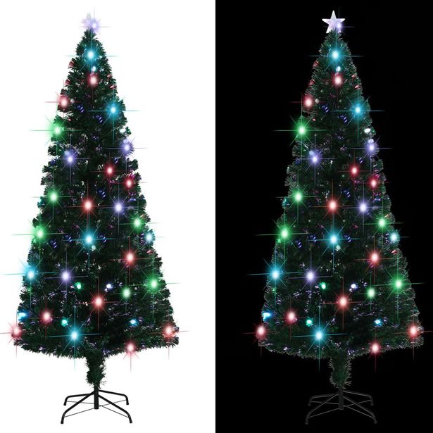 Tekojoulukuusi jalustalla, LED, 210cm, 280 oksaa