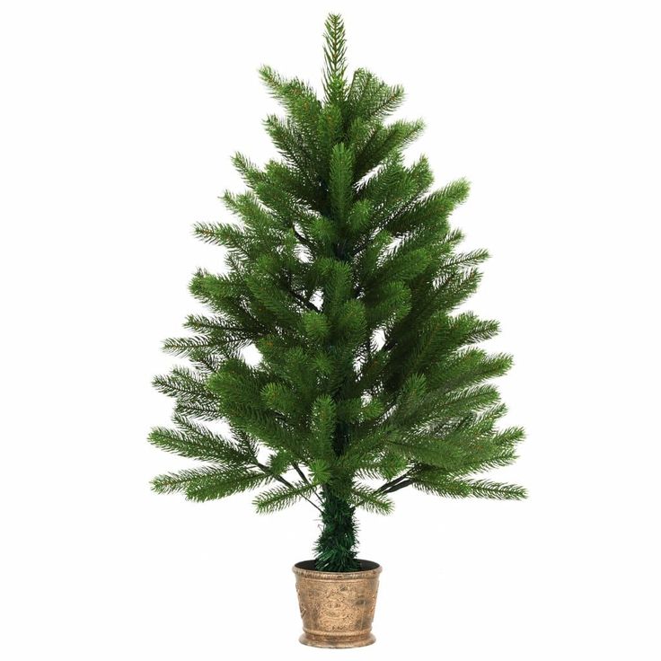 Tekojoulukuusi korilla, 90cm, vihreä
